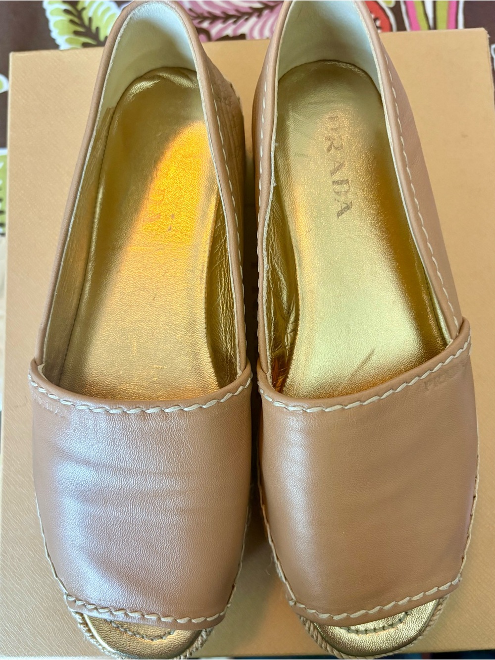 Prada espadrilles Sz 37
Calzature Nappa Nero
